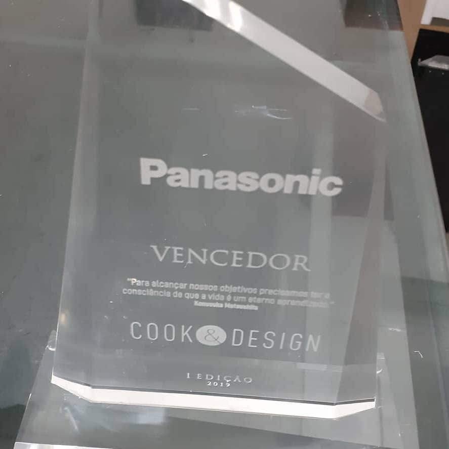 Troféu Acrílico Panasonic